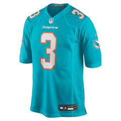 NFL K.J. Britt Miami Dolphins Team Game Jersey - Aqua