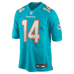 NFL Quinn Ewers Miami Dolphins Team Game Jersey - Aqua