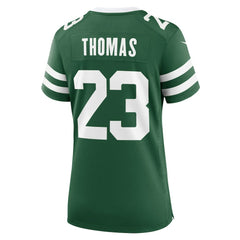 NFL Azareye'h Thomas New York Jets Women's Team Game Jersey - Legacy Green
