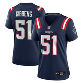 NFL Jack Gibbens New England Patriots Women's Team Game Jersey - Navy