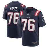 NFL Morgan Moses New England Patriots Team Game Jersey - Navy