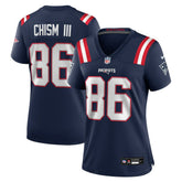 NFL Efton Chism III New England Patriots Women's Team Game Jersey - Navy