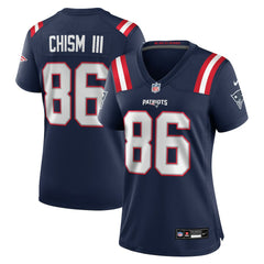 NFL Efton Chism III New England Patriots Women's Team Game Jersey - Navy