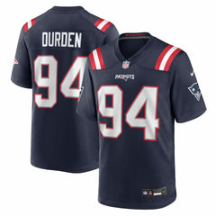 NFL Cory Durden New England Patriots Team Game Jersey - Navy