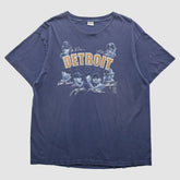 Detroit Tigers 2000s T-Shirt - Blue - XL by Fanatics Real Vintage T-shirts