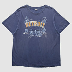 Detroit Tigers 2000s T-Shirt - Blue - XL by Fanatics Real Vintage T-shirts