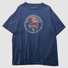 Washington Nationals 2000s T-Shirt - Navy - L by Fanatics Real Vintage T-shirts