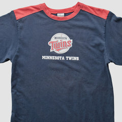 Minnesota Twins 2000s T-Shirt - Navy - S by Fanatics Real Vintage T-shirts