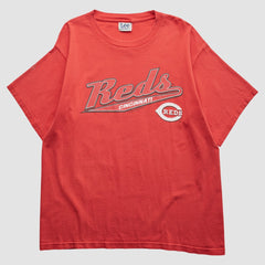 Cincinnati Reds Lee Apparel 2000s T-Shirt - Red - M by Fanatics Real Vintage T-shirts