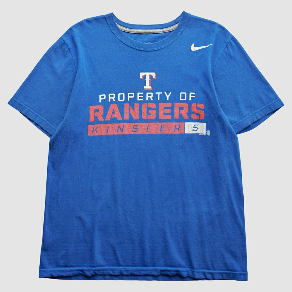 Texas Rangers Nike 2012 T-Shirt - Blue - S by Fanatics Real Vintage T-shirts