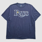 Tampa Bay Rays Genuine Merchandise 2000s T-Shirt - Navy - 2XL by Fanatics Real Vintage T-shirts