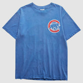 Chicago Cubs Majestic 2010s T-Shirt - Blue - S by Fanatics Real Vintage T-shirts