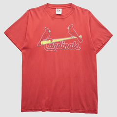 St. Louis Cardinals Majestic 2000s T-Shirt - Red - M by Fanatics Real Vintage T-shirts