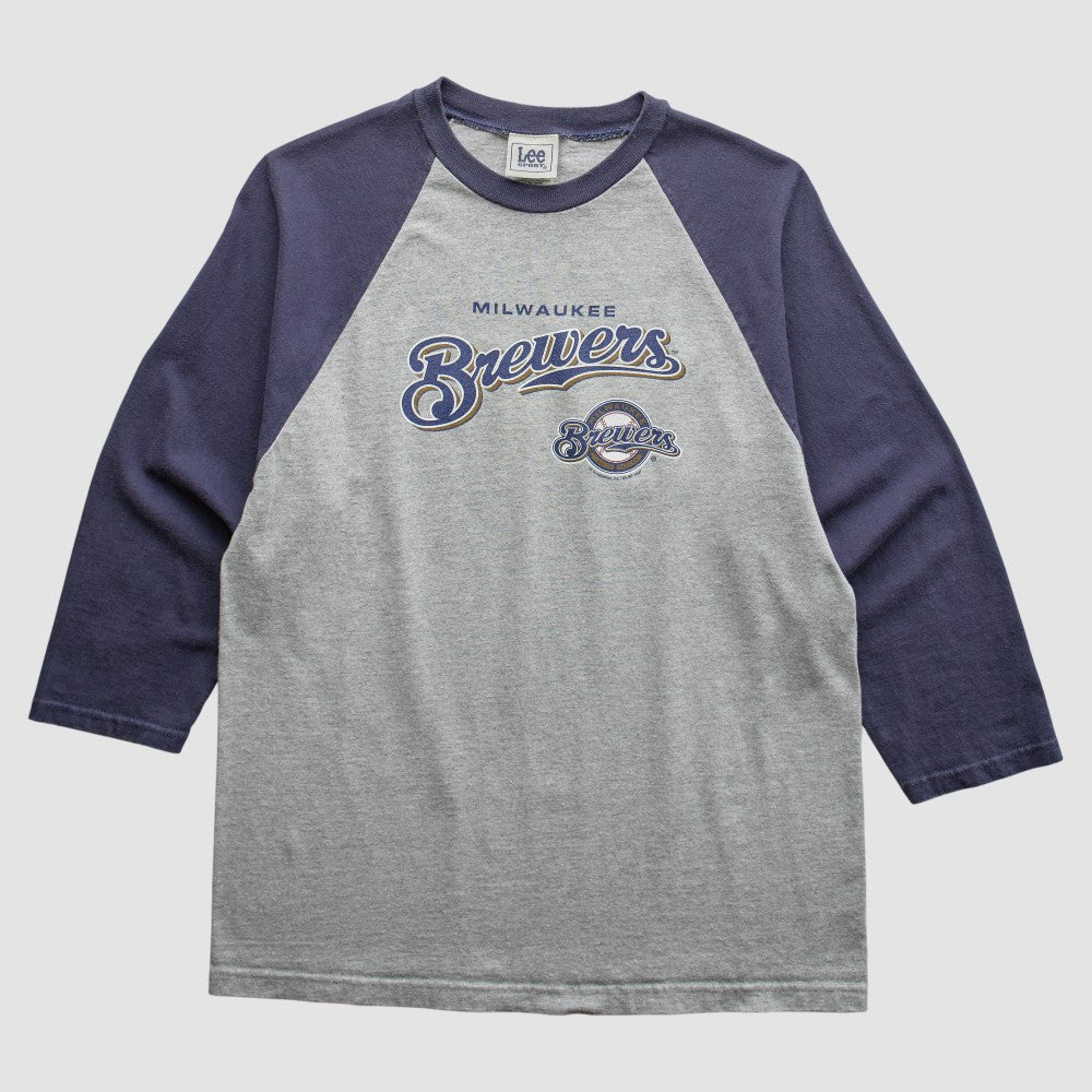 Milwaukee Brewers Lee Apparel 2007 T-Shirt - Heather Gray - S by Fanatics Real Vintage T-shirts