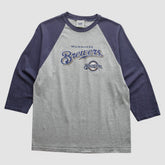 Milwaukee Brewers Lee Apparel 2007 T-Shirt - Heather Gray - S by Fanatics Real Vintage T-shirts