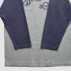 Milwaukee Brewers Lee Apparel 2007 T-Shirt - Heather Gray - S by Fanatics Real Vintage T-shirts