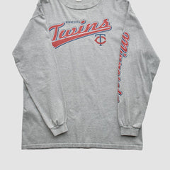 Minnesota Twins CSA 2000s T-Shirt - Gray - M by Fanatics Real Vintage T-shirts