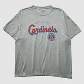 St. Louis Cardinals Lee Apparel 2000s T-Shirt - Heather Gray - XL by Fanatics Real Vintage T-shirts