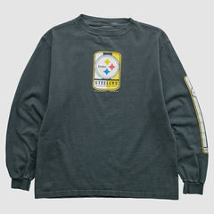 Pittsburgh Steelers VF Imagewear 2001 Pullover Sweatshirt Gray Vintage