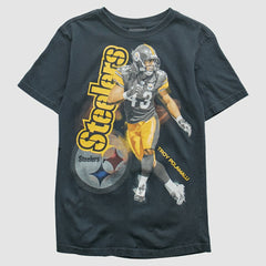 Pittsburgh Steelers Reebok 2000s T-Shirt Black Vintage