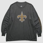 New Orleans Saints 2000s T-Shirt Black Vintage
