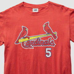 St. Louis Cardinals Lee Apparel 2000s T-Shirt - Red - S by Fanatics Real Vintage T-shirts