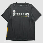 Pittsburgh Steelers Reebok 2000s T-Shirt Black Vintage