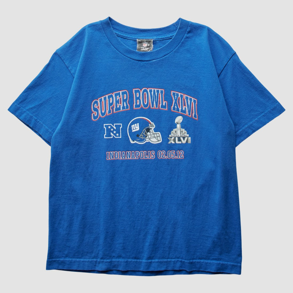 New York Giants NFL 2012 T-Shirt Blue Vintage