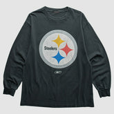 Pittsburgh Steelers Reebok 2000s T-Shirt Black Vintage