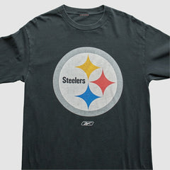 Pittsburgh Steelers Reebok 2000s T-Shirt Black Vintage
