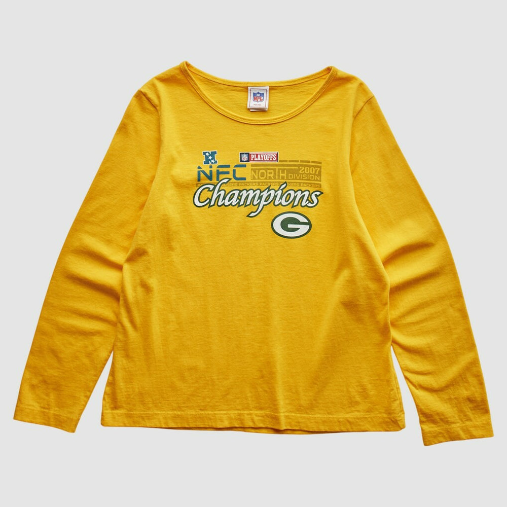 Green Bay Packers 2007 T-Shirt Yellow Vintage