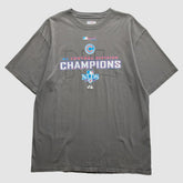Chicago Cubs Majestic 2008 T-Shirt - Gray - L by Fanatics Real Vintage T-shirts