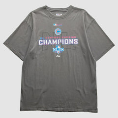 Chicago Cubs Majestic 2008 T-Shirt - Gray - L by Fanatics Real Vintage T-shirts