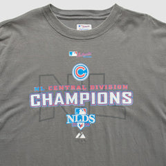 Chicago Cubs Majestic 2008 T-Shirt - Gray - L by Fanatics Real Vintage T-shirts