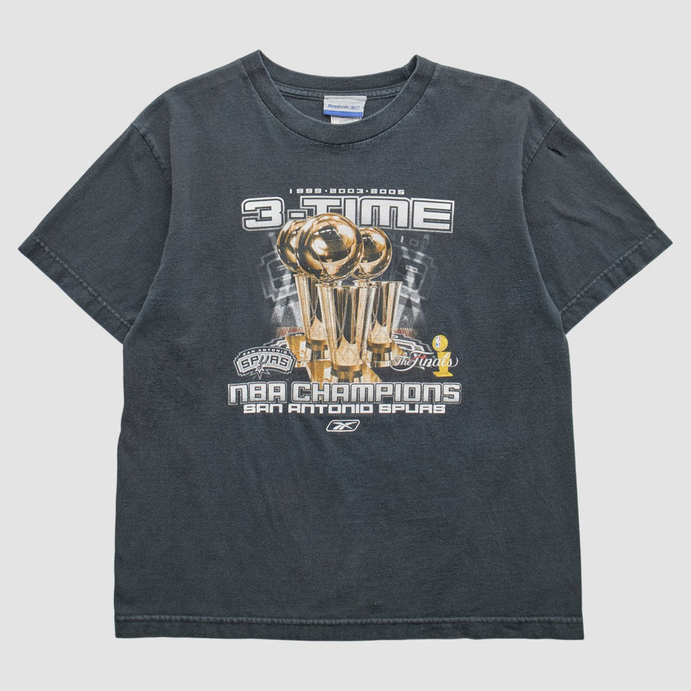 San Antonio Spurs Reebok 2005 T-Shirt Gray Vintage