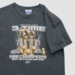 San Antonio Spurs Reebok 2005 T-Shirt Gray Vintage
