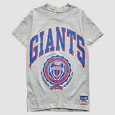 New York Giants Nutmeg Mills 90s T-Shirt Heather Gray Vintage