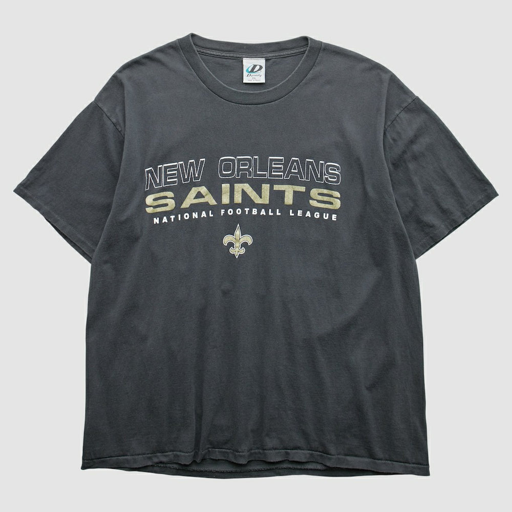 New Orleans Saints Dynasty 2000s T-Shirt Black Vintage