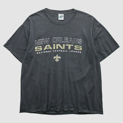 New Orleans Saints Dynasty 2000s T-Shirt Black Vintage