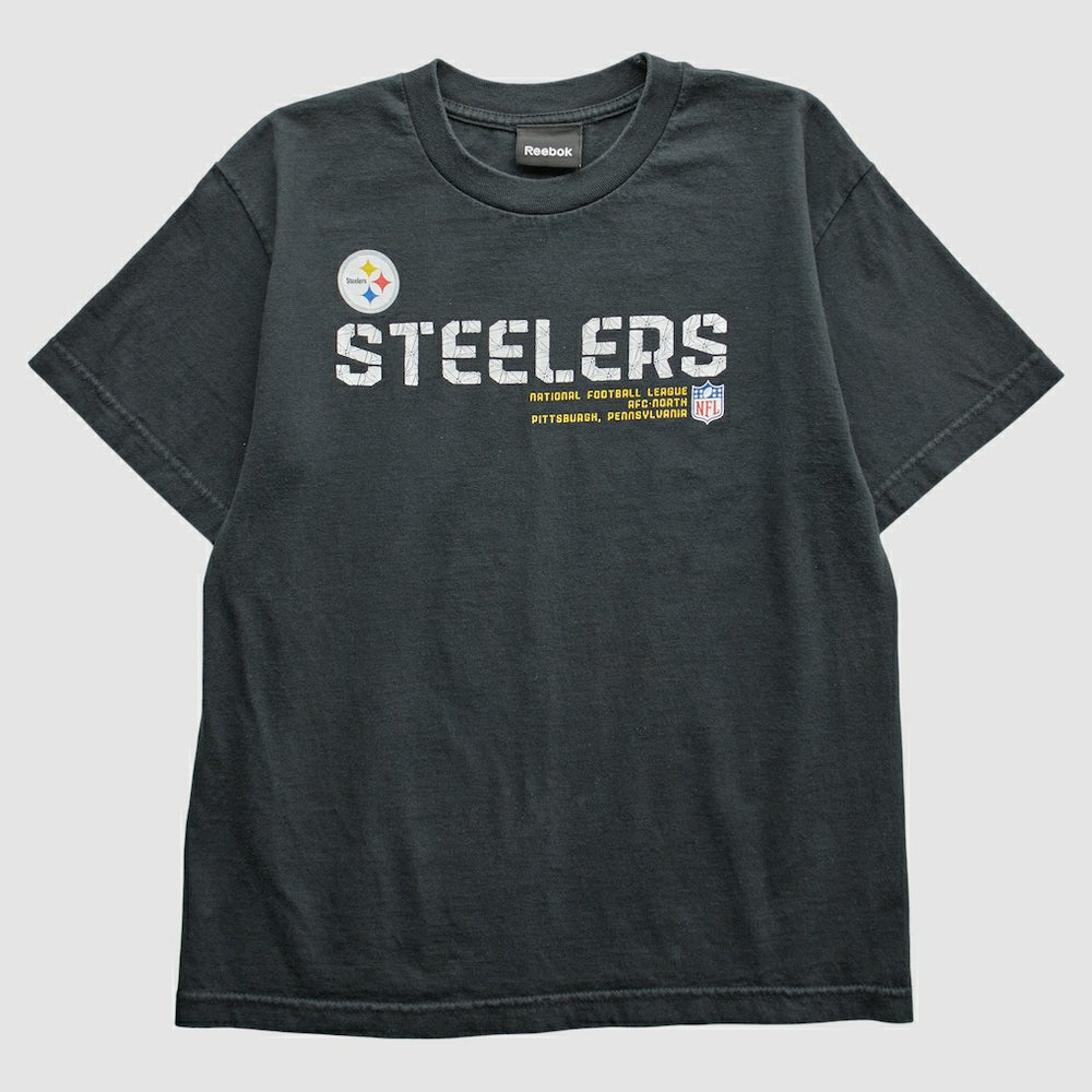 Pittsburgh Steelers Reebok 2000s T-Shirt Black Vintage