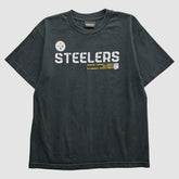 Pittsburgh Steelers Reebok 2000s T-Shirt Black Vintage
