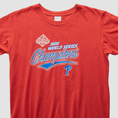 Philadelphia Phillies 2008 T-Shirt - Red - S by Fanatics Real Vintage T-shirts