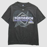 Colorado Rockies Majestic 2009 T-Shirt - Black - XS by Fanatics Real Vintage T-shirts