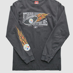 Pittsburgh Steelers NFL 2000s T-Shirt Gray Vintage