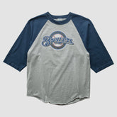 Milwaukee Brewers 2000s T-Shirt - Gray - S by Fanatics Real Vintage T-shirts