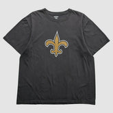 New Orleans Saints Reebok 2000s T-Shirt Black Vintage