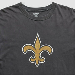 New Orleans Saints Reebok 2000s T-Shirt Black Vintage