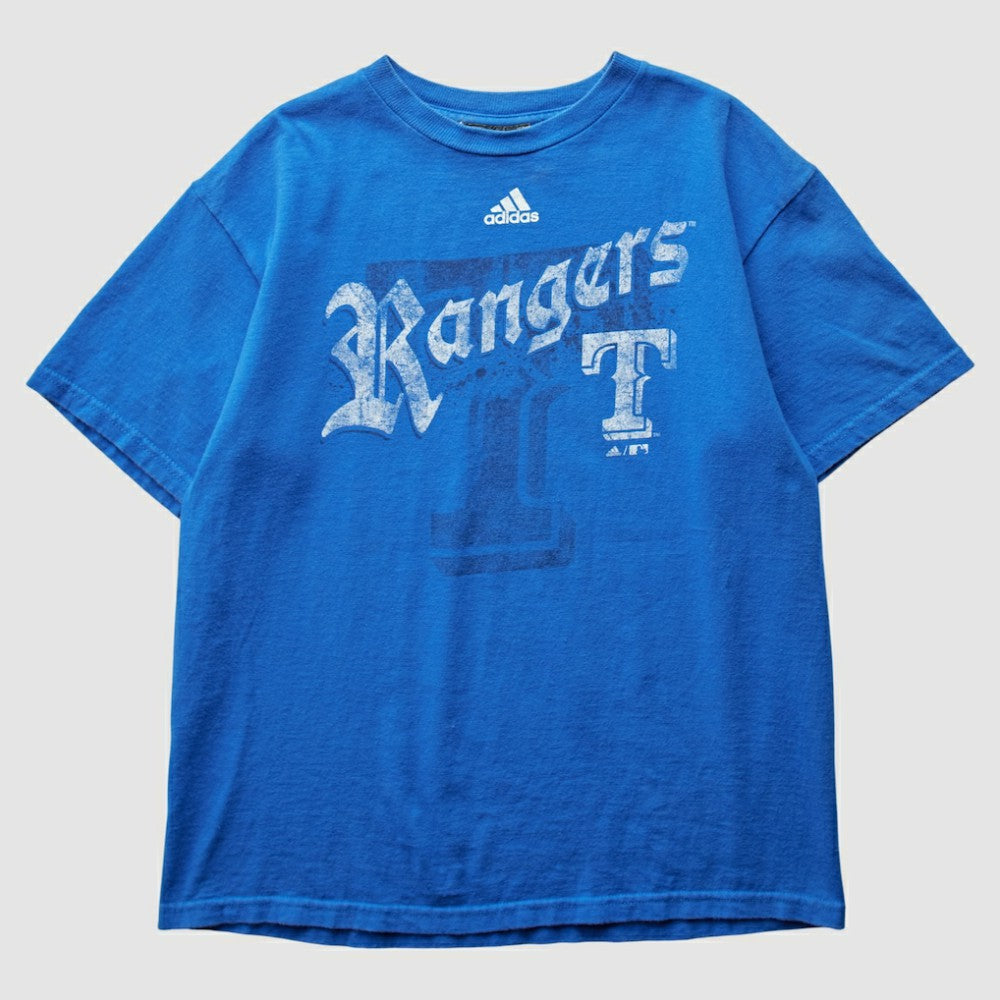 Texas Rangers Adidas 2000s T-Shirt - Blue - XS by Fanatics Real Vintage T-shirts