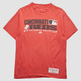Cincinnati Reds Majestic 2008 T-Shirt - Red - S by Fanatics Real Vintage T-shirts
