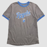 Kansas City Royals 2000s T-Shirt - Gray - XS by Fanatics Real Vintage T-shirts